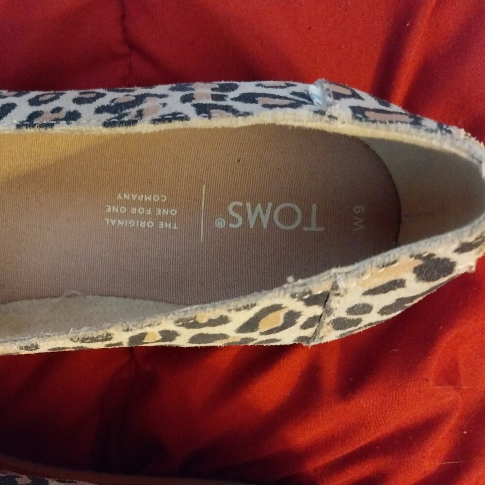 Toms dessert leopard slip-on shoes - Picture 4 of 7